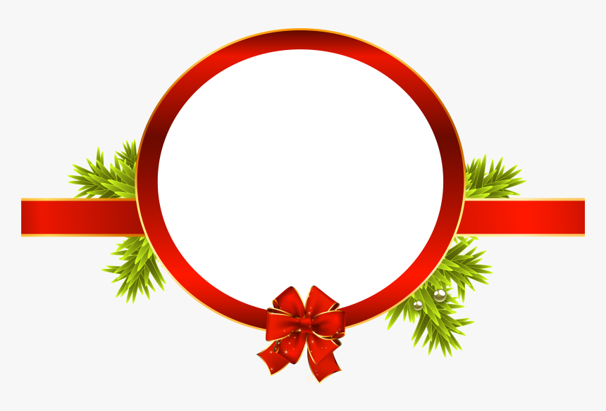 Christmas Labels Png - Red Christmas Label Png, Transparent Png, Free Download