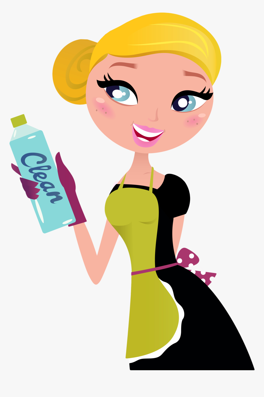 Tulsa Clean Team View - House Cleaning Cartoon, HD Png Download, Free Download