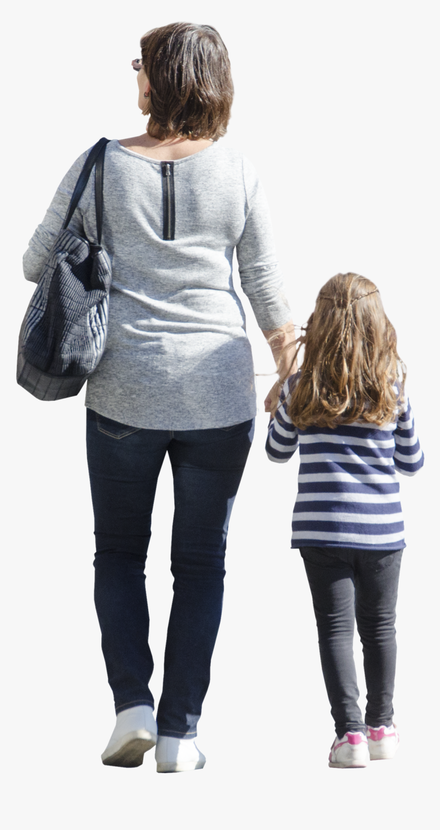 Transparent Clipart Of Someone Walking - Walking People Transparent Background, HD Png Download, Free Download