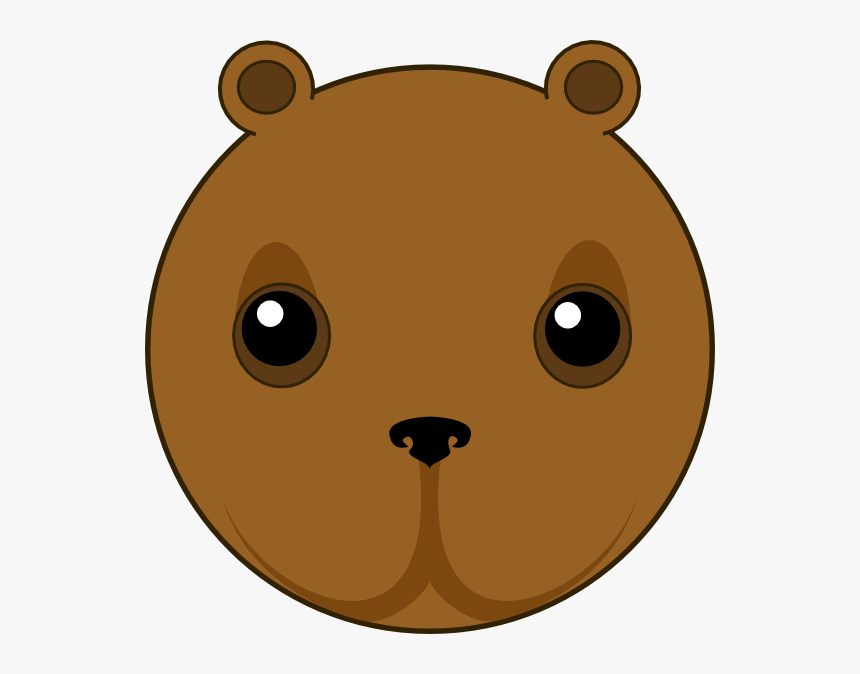 Bear Svg Clip Arts - Cute Animal Head Art, HD Png Download, Free Download