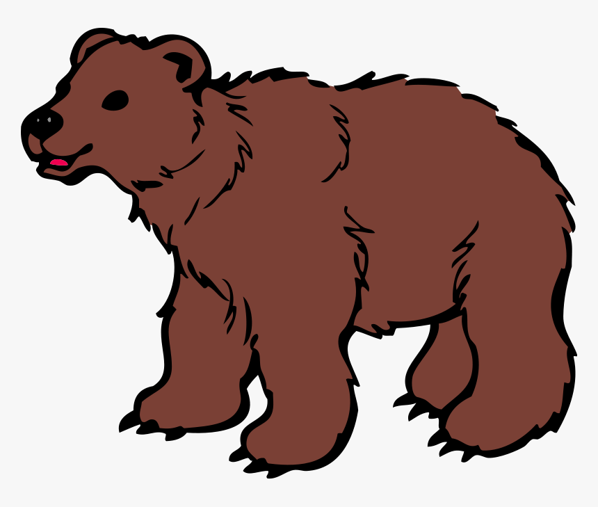 Bear Clipart - Grizzly Bear Clipart, HD Png Download, Free Download