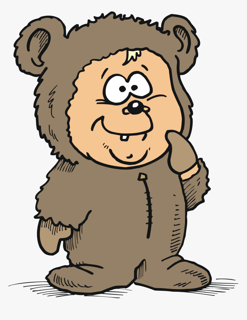 - Bear Costume Clipart - Rewrite The Sentences Using Modal Verbs, HD Png Download, Free Download