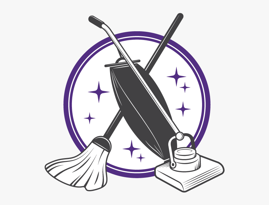 Black And White Cleaning Lady Clipart - Cleaning Lady Logo, HD Png Download, Free Download