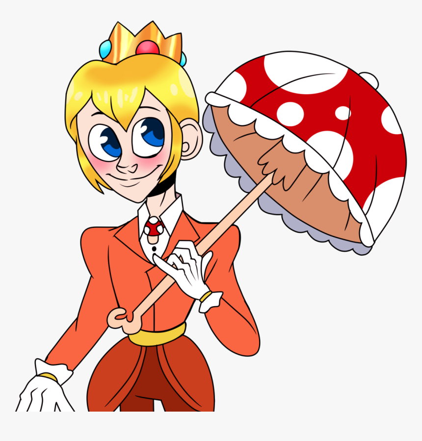 Thought I’d Talk A Bit About My Trans Man Peach Au - Cartoon, HD Png Download, Free Download