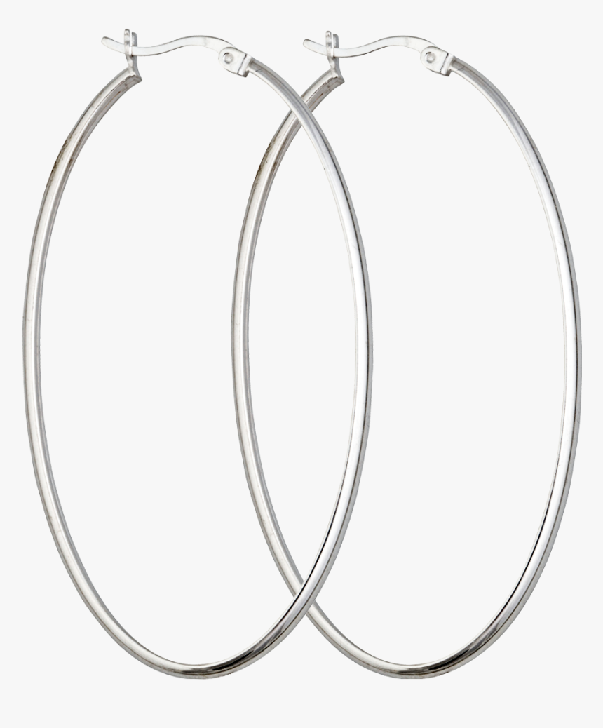 Hoop Earring Png - Plain Hoop Earrings, Transparent Png, Free Download