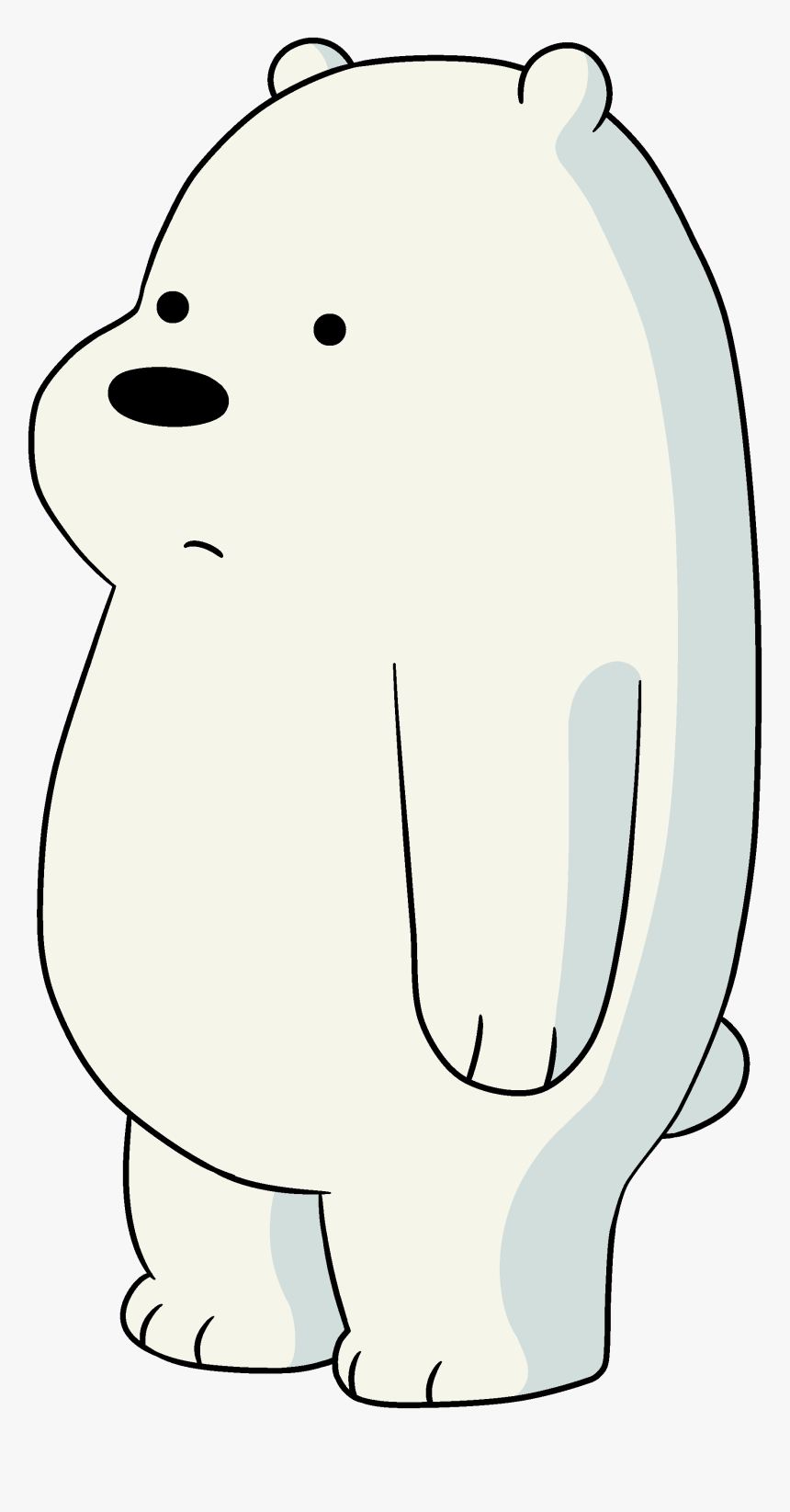 Hinh We Bare Bear Gấu Trắng, HD Png Download - kindpng