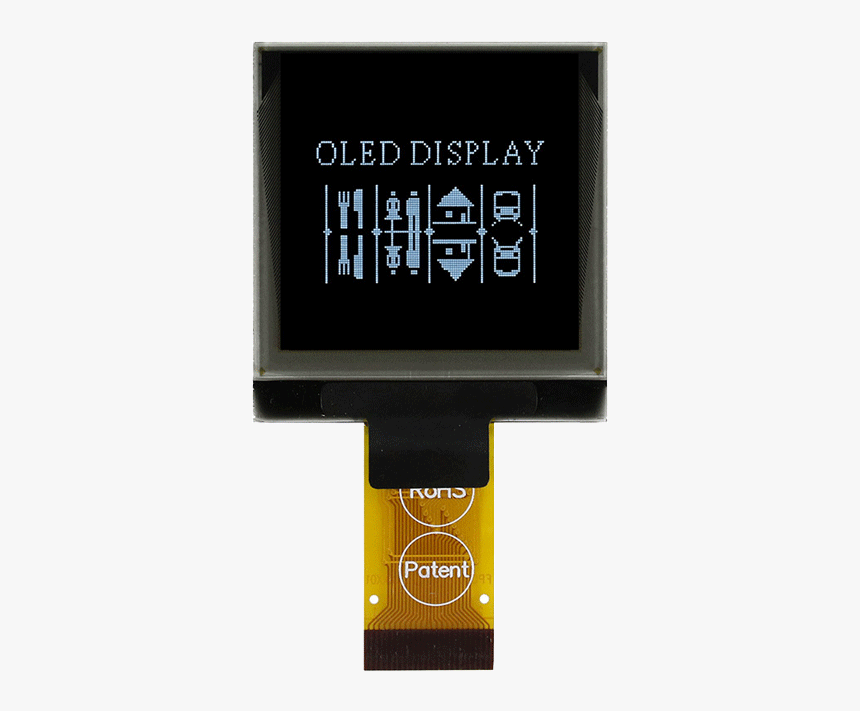 5 Oled Display 128x128, Oled, Display 128x128, Rex128128a - Sign, HD Png Download, Free Download