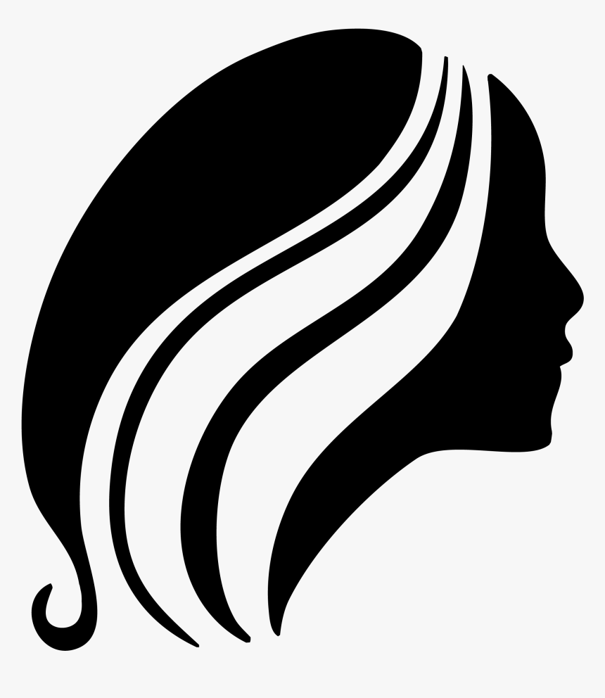Artificial Hair Integrations Silhouette Clip Art - Girl Hair Silhouette Vector, HD Png Download, Free Download