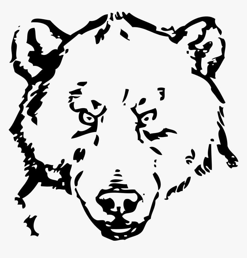 Black Bear Clip Art - Bear Image Black And White, HD Png Download, Free Download