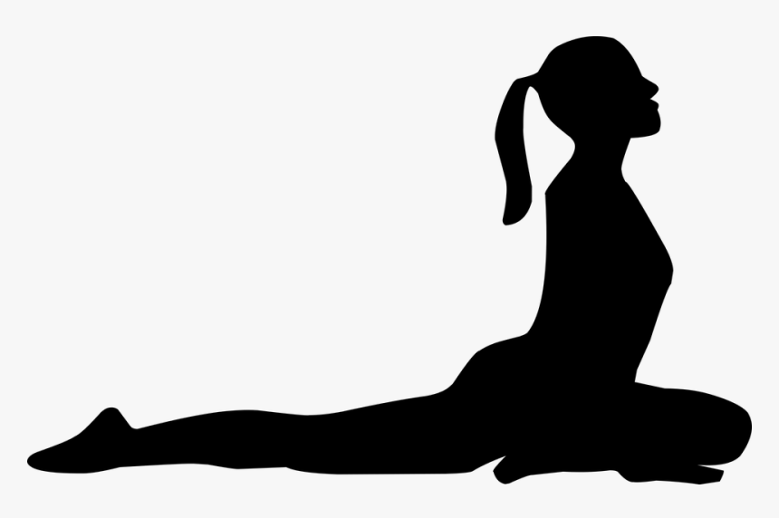 Yoga, Fitness, Exercise, Silhouette, Health, Body, HD Png Download, Free Download