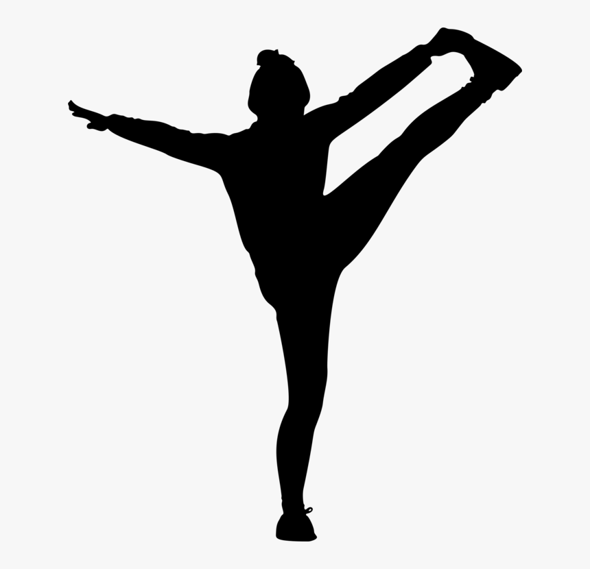 Standing,performing Arts,silhouette - Womens Health And Fitness Day, HD Png Download, Free Download