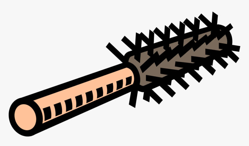 Transparent Vector Hair Png - Hair Brush Illustration Png, Png Download, Free Download
