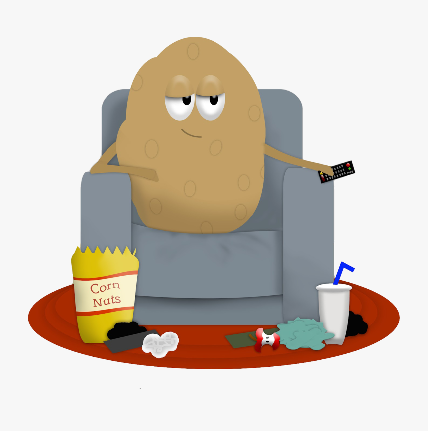 Couch Potato Png, Transparent Png, Free Download