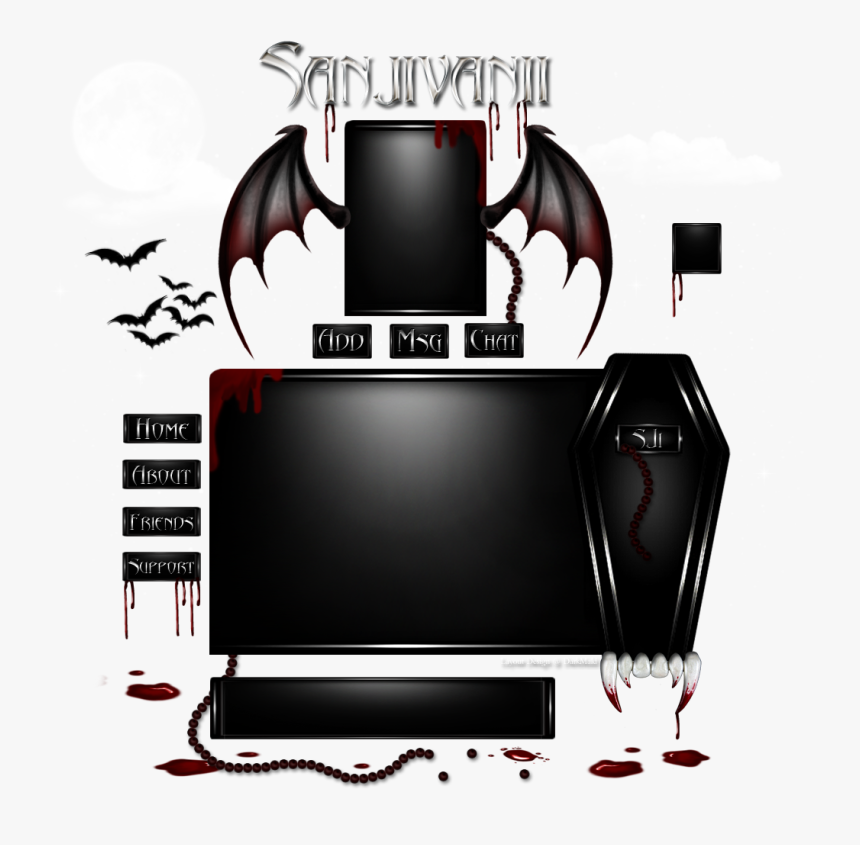 Homepage Imvu Png Dark , Png Download - Homepage Imvu Png, Transparent Png, Free Download