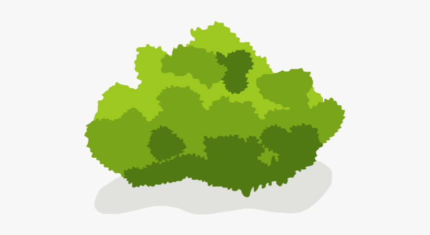 Shrub Clipart - Tree Bush Clipart, HD Png Download, Free Download