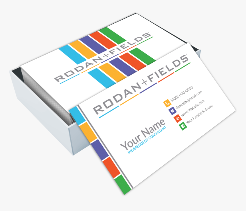 Custom Rodan Fields Business Card Design - Graphic Design, HD Png Download, Free Download