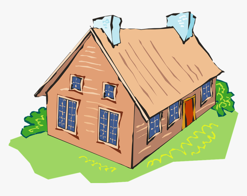 Two Houses Cartoon Png, Transparent Png, Free Download