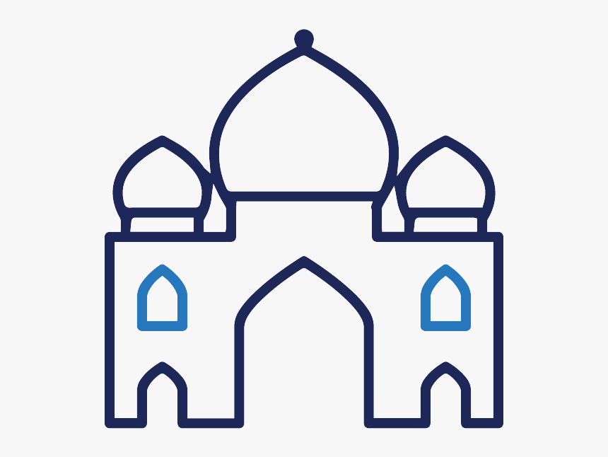 Islamic Buildings Outlines, HD Png Download, Free Download