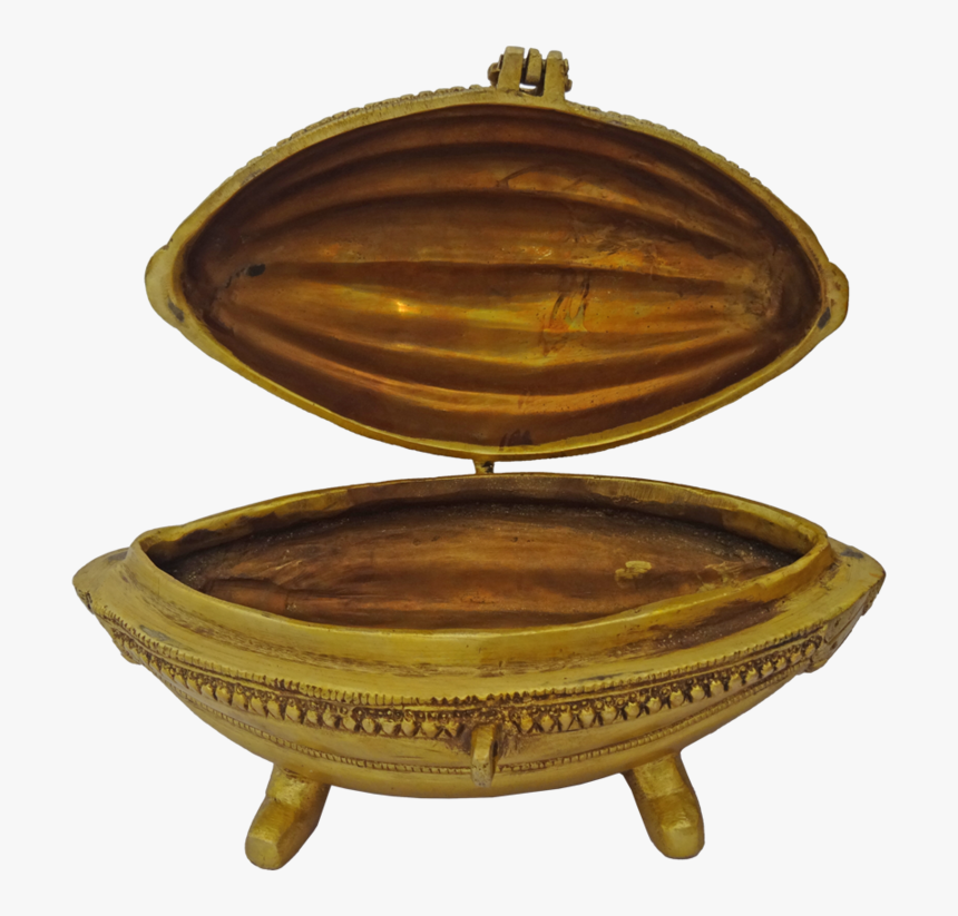 Brass Betel Leaf Box, 9 X 5 Inch, Vgo Cart,9x5inch,handmade - Antique, HD Png Download, Free Download