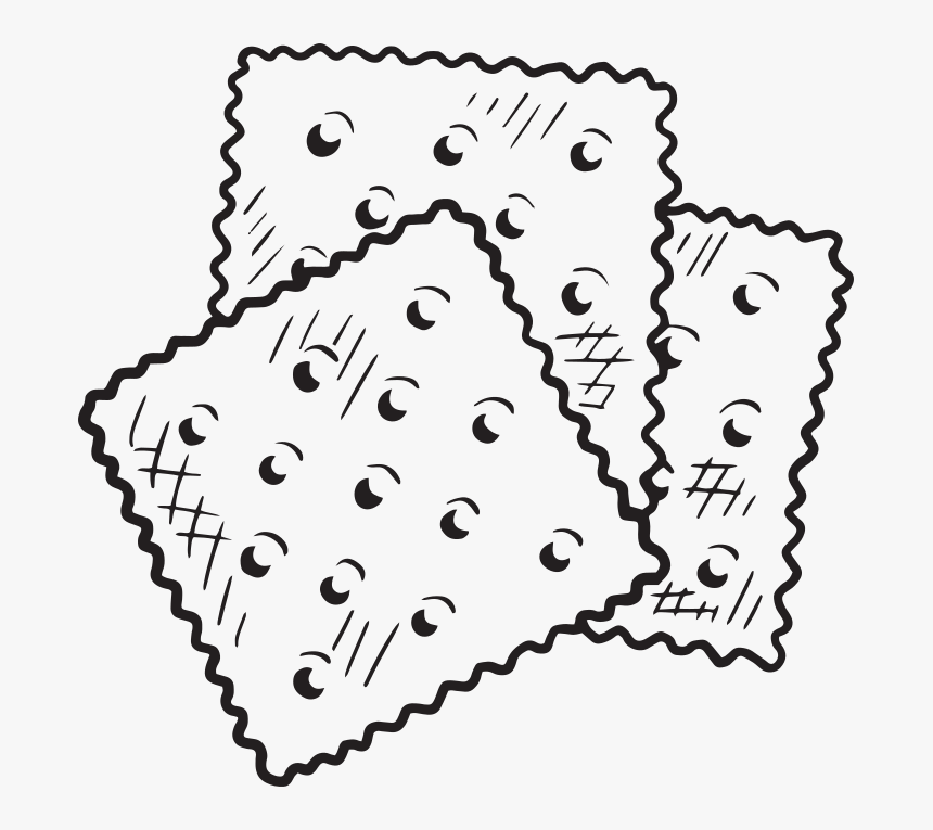 Crackers Black And White, HD Png Download, Free Download