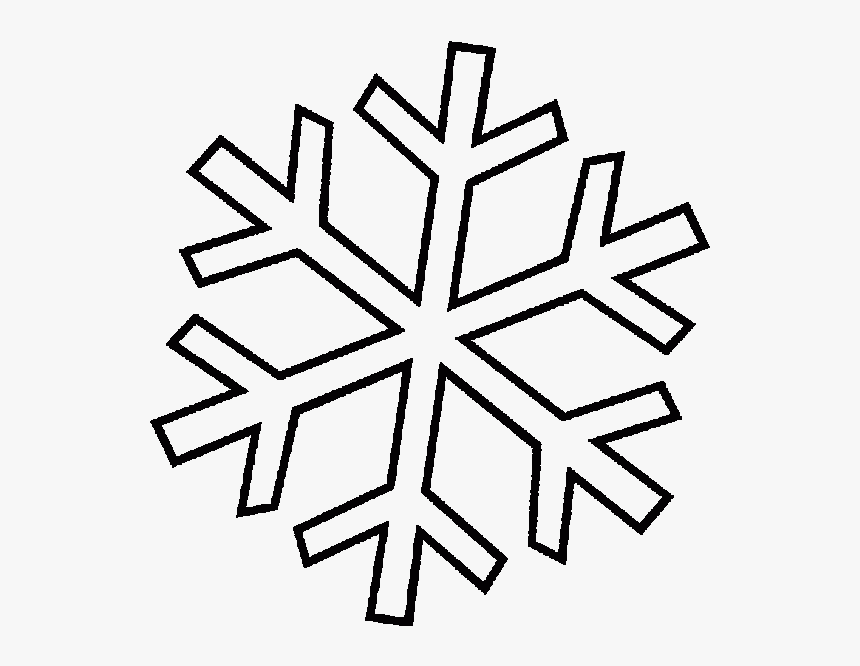 Christmas Snowflake Coloring Pages Page For Kids - Christmas Snowflakes Coloring Pages, HD Png Download, Free Download