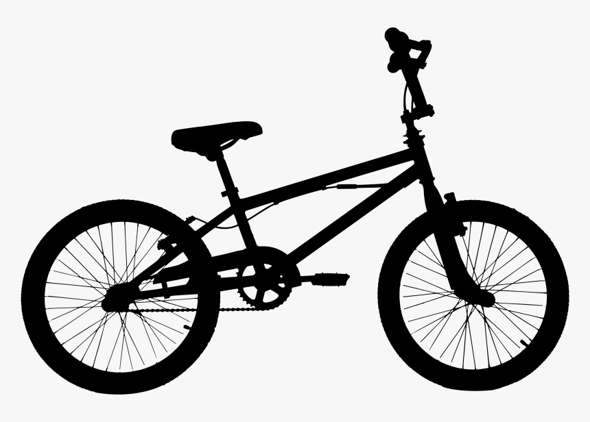 Bicycle Silhouette Clip Art At Getdrawings Com - Doubt Pedal It Out, HD Png Download, Free Download