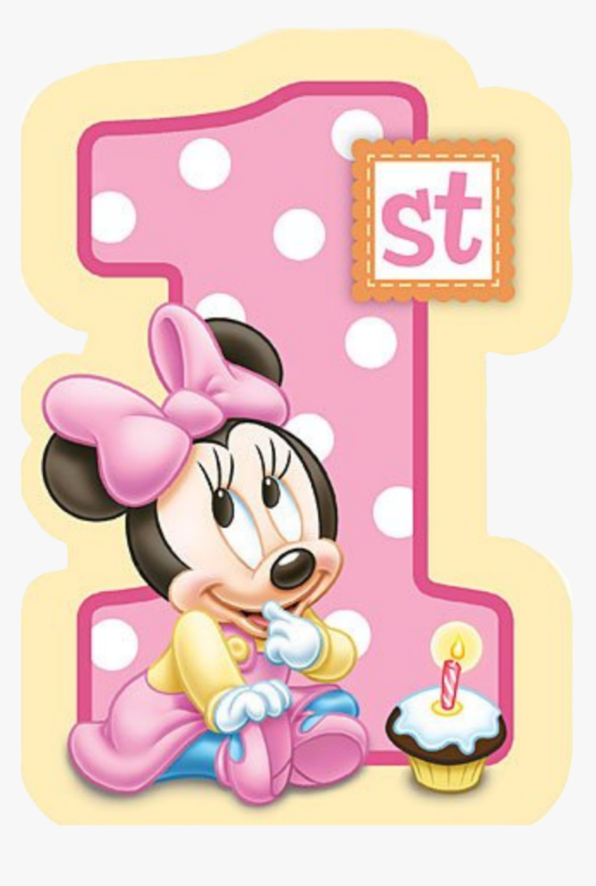 #1st #1st Birthday #minnie - Baby Minnie Mouse 1st Birthday, HD Png Download, Free Download