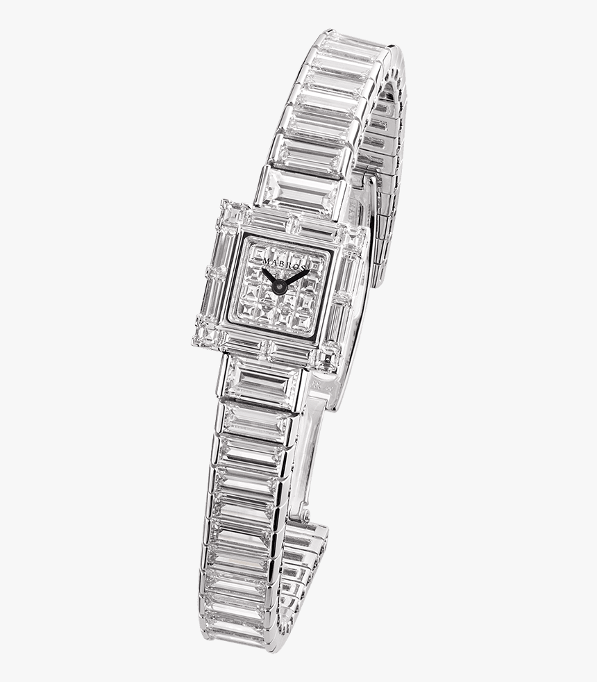 Baguette Diamond Bracelet Watch, HD Png Download, Free Download