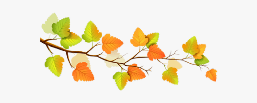 Branch Png Transparent Images - Transparent Background Fall Leaves Clip Art, Png Download, Free Download