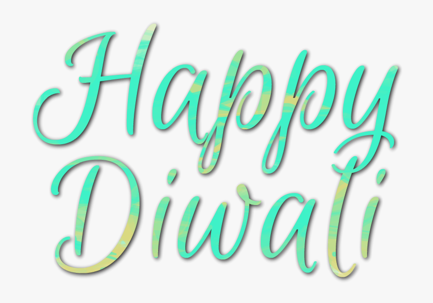 Happy Diwali Text Writing Png Hd Photo - Happy Diwali In Calligraphy Writing, Transparent Png, Free Download