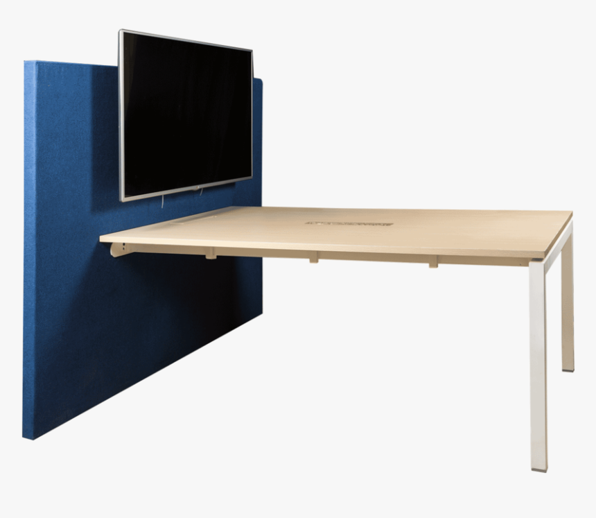 Nikola Console Meeting Table Blue - Computer Desk, HD Png Download, Free Download