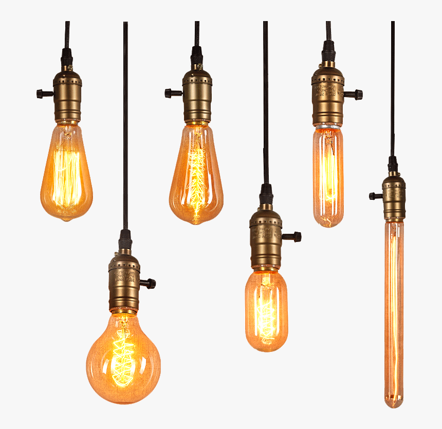 Light Edison Lighting Bulb Png Free Photo - Edison Light Bulb Png, Transparent Png, Free Download