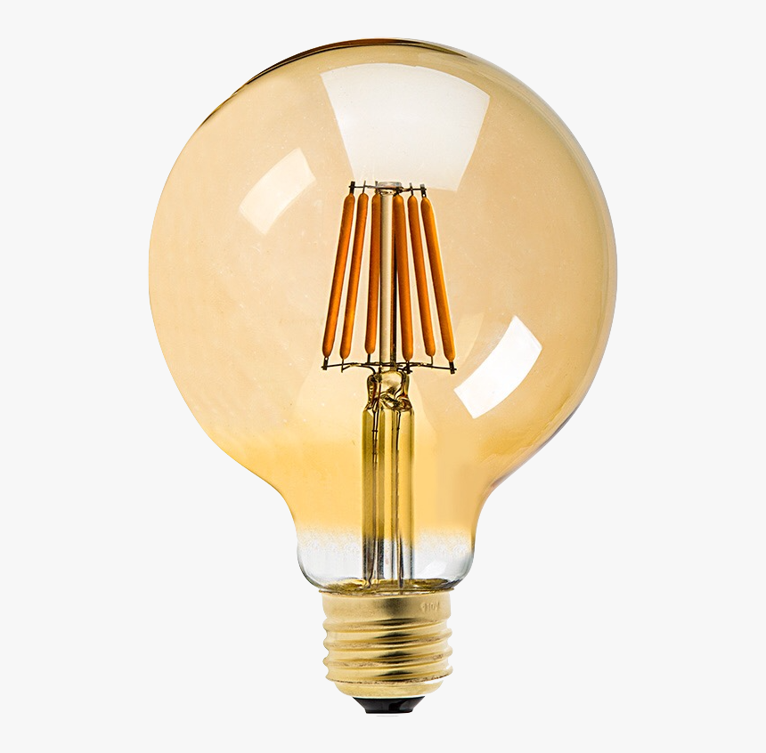 C35 C35t G40 T45 St45 St64 G95 G125 2w 4w 6w 8w Vintage - Sarı Led Ampul, HD Png Download, Free Download