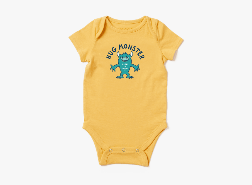 Infant Hug Monster Crusher Baby Bodysuit - Crab, HD Png Download, Free Download