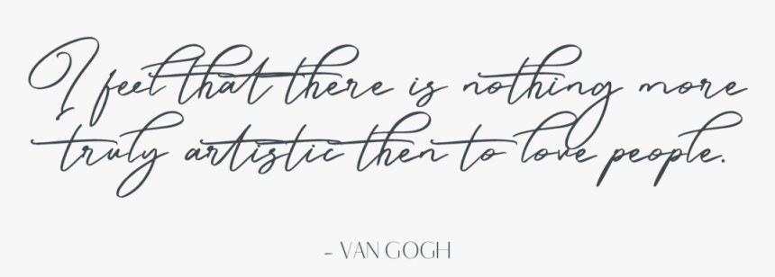 Van Gogh Quote - Handwriting, HD Png Download, Free Download