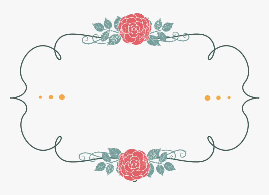 Flower Download Point - Flower Border For Text, HD Png Download, Free Download