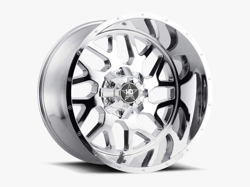 Luxxx Hd Off Road® Lux Hd 8 Wheels Rims Chrome - Hd Luxxx Wheels Chrome, HD Png Download, Free Download