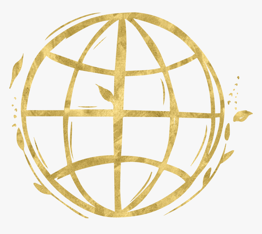 Hand Drawn Social Media Gold - Global Logo Vector Art, HD Png Download, Free Download