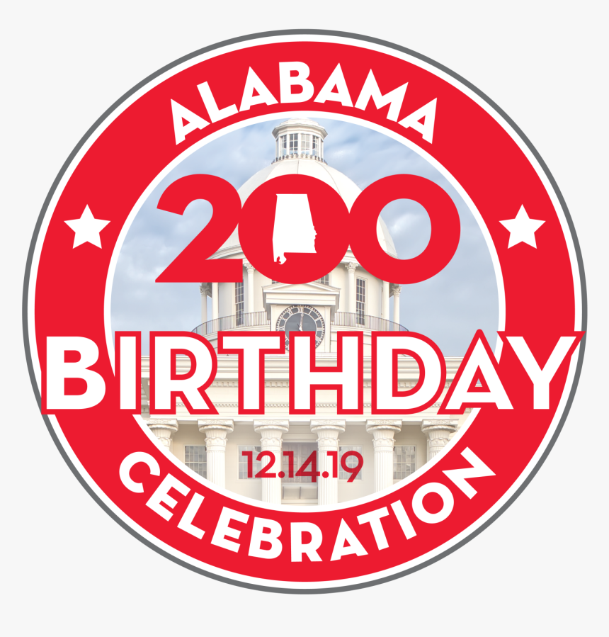 Alabama 200 Birthday Celebration Logo"
 Class="img - Alabama 200 Bicentennial Celebration, HD Png Download, Free Download