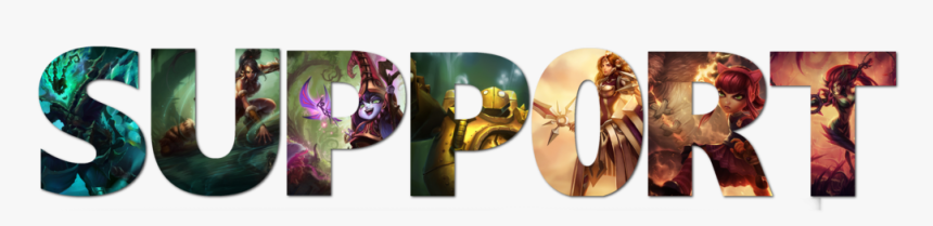 Support Png Image File - League Of Legends Support Banner, Transparent Png, Free Download