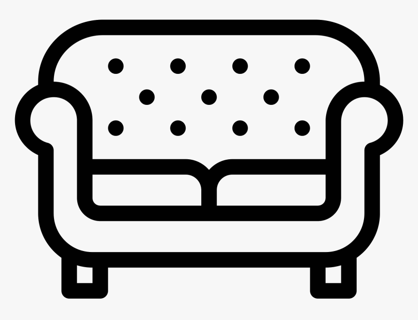 Sofa With Buttons Icon - Диван Значок Пнг, HD Png Download, Free Download