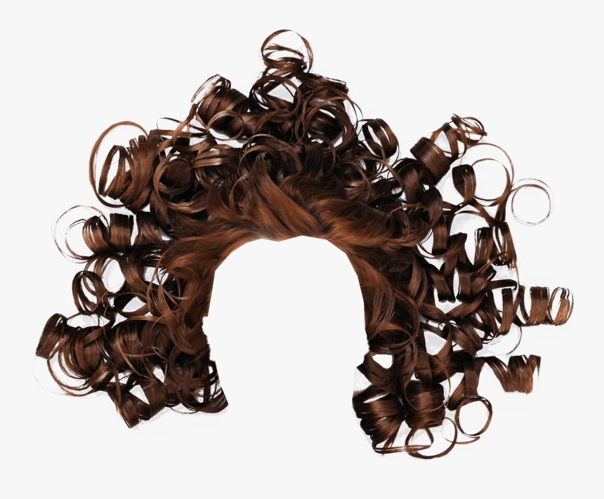 Curly Brown Hair Png , Png Download - Curly Hair Transparent Background, Png Download, Free Download