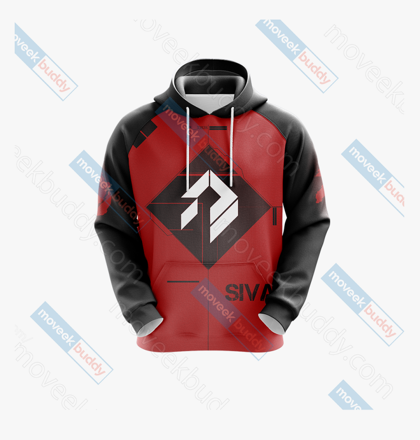 Destiny -siva Symbol Unisex 3d Hoodie - Hoodie, HD Png Download, Free Download