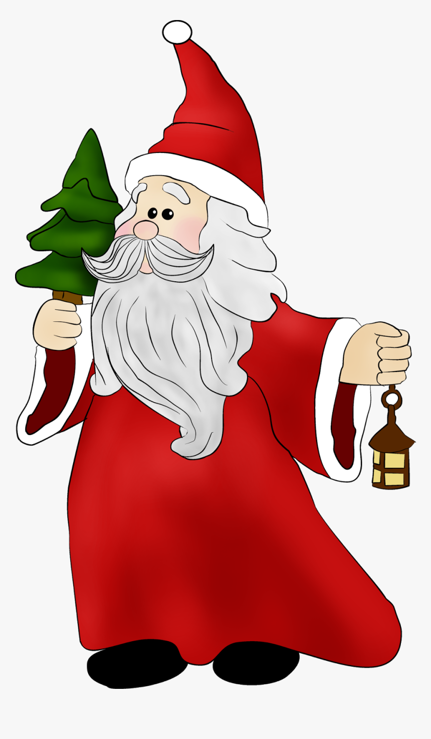 Christmas Santa Clip Art - Santa Weihnachten Clipart Weihnachtsmann, HD Png Download, Free Download