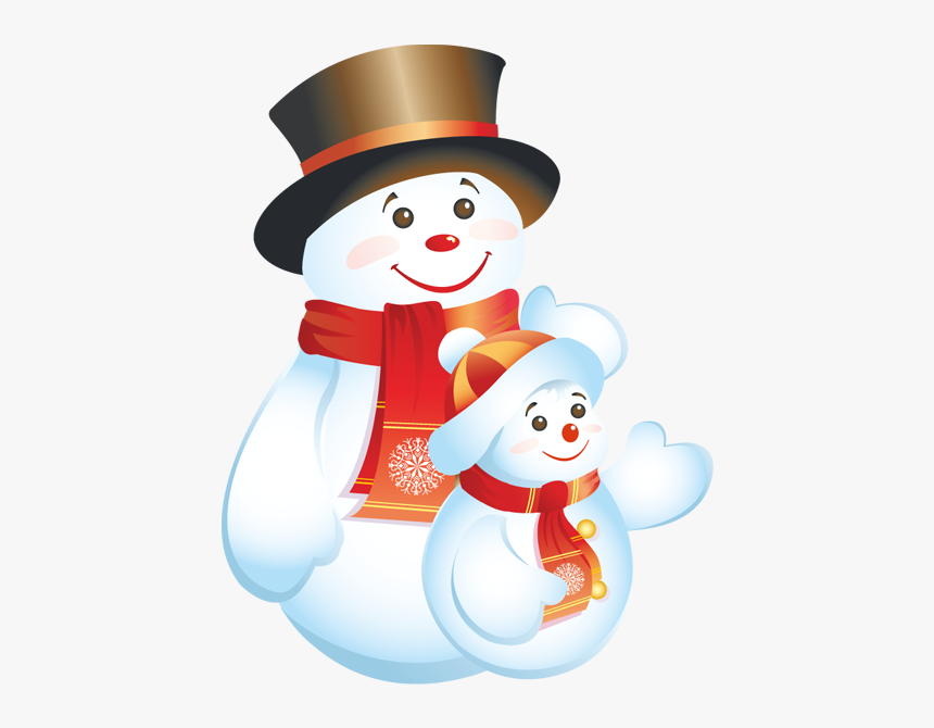 Christmas Snowman Clipart, HD Png Download, Free Download