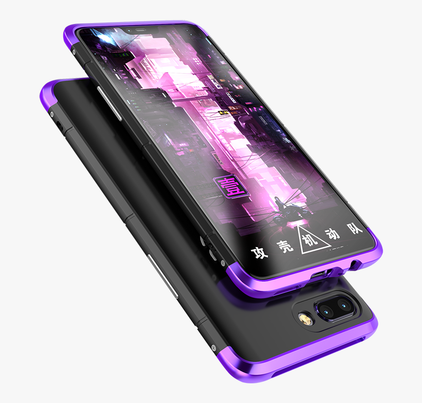Ginmic Shield Aluminum Metal Frame Hard Pc Back Cover - Oppo R15 Pro Case, HD Png Download, Free Download