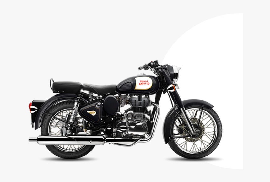 Classic Black Royal Enfield, HD Png Download, Free Download