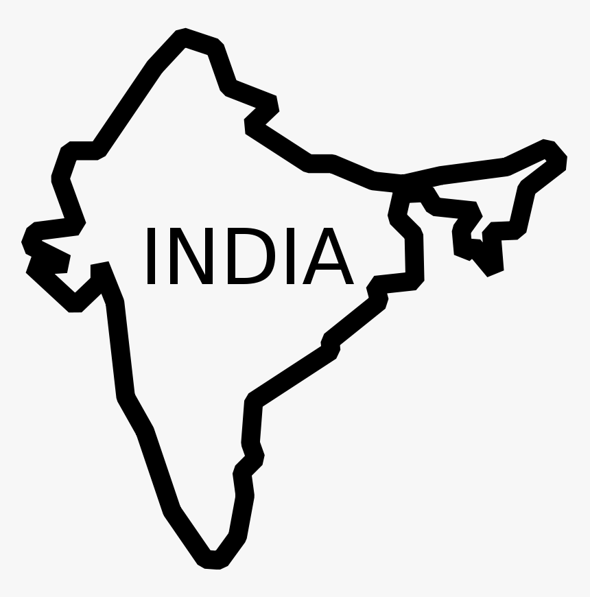 India Clipart Black And White, HD Png Download, Free Download