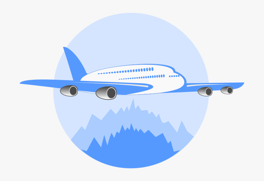 Airplane Clipart Logo - Airplane Logo Png, Transparent Png, Free Download