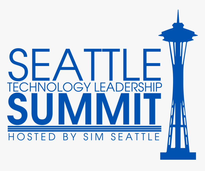 Png Seattle Technology Leadership Summit Logo White, Transparent Png, Free Download